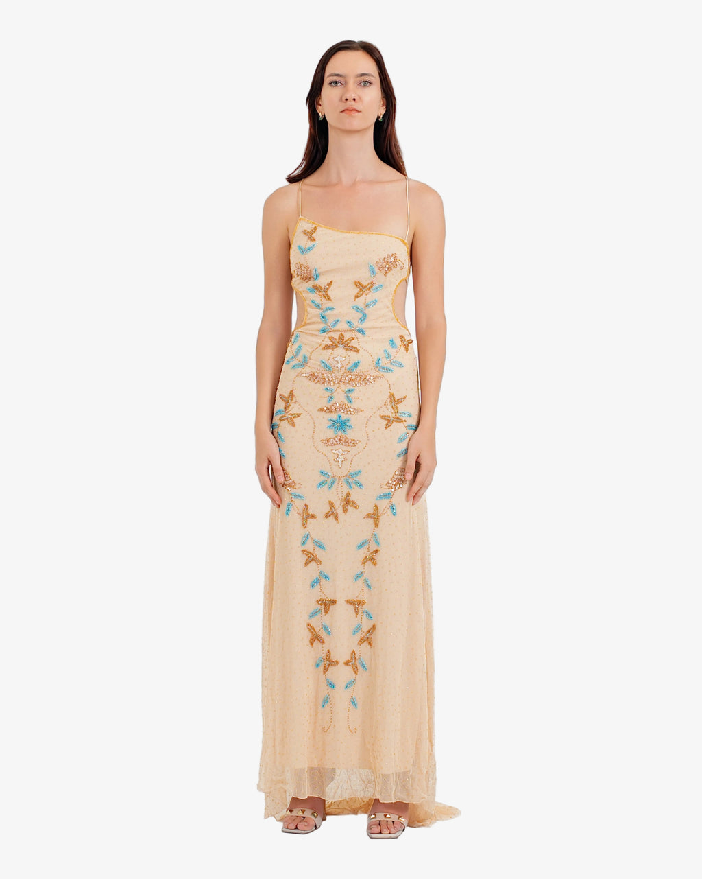 Mira Beaded Maxi Dress