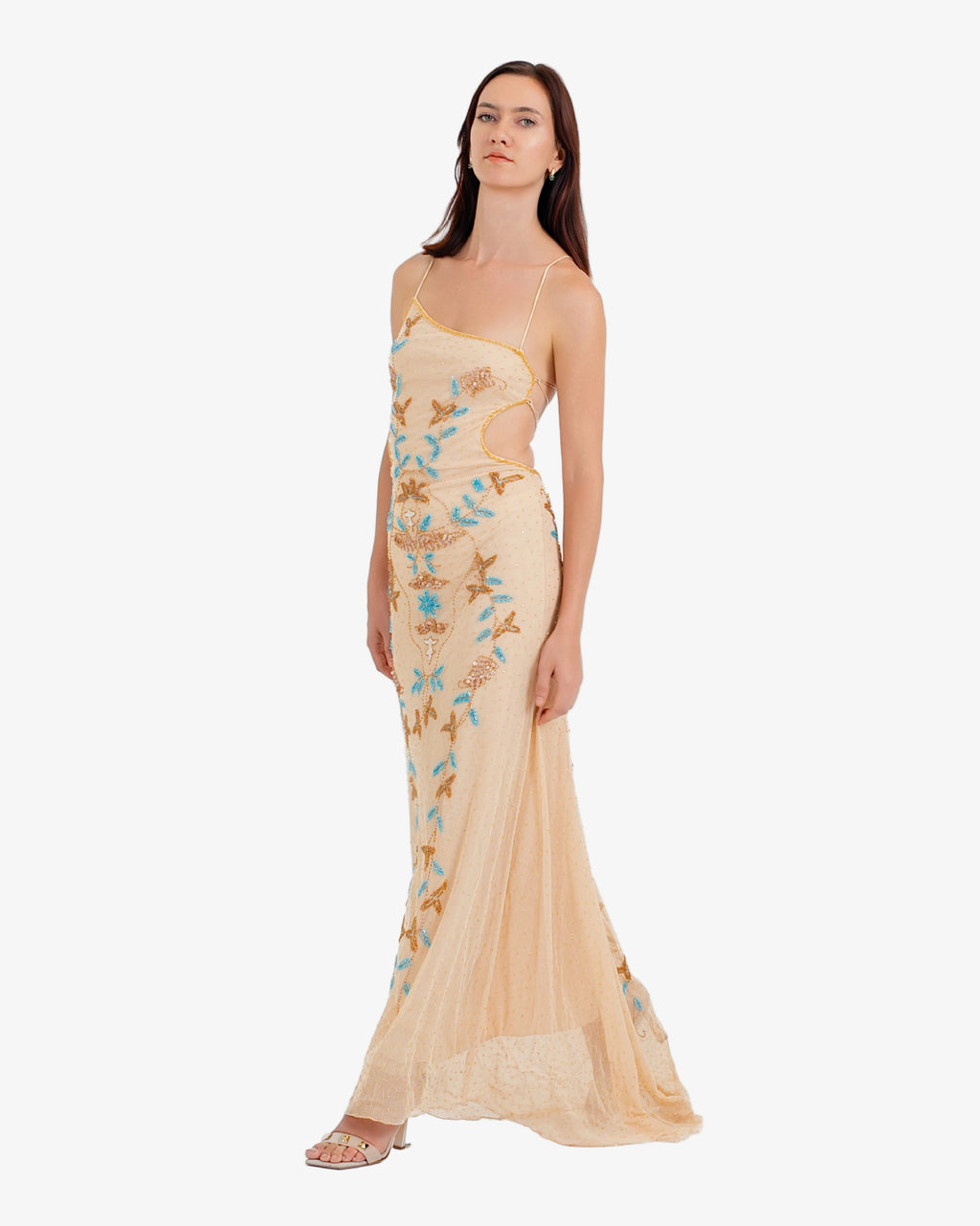 Mira Beaded Maxi Dress