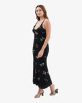 Luna Butterfly Sequin Maxi Dress